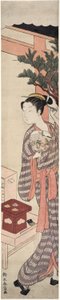 Teboden - Kagiya Osen af Suzuki Harunobu