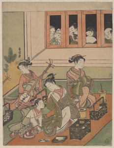 De iagttagende og de iagttagede af Suzuki Harunobu