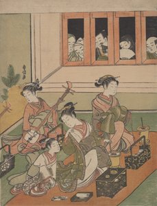 The Watchers and the Watched, 1764-72., 1764-72. af Suzuki Harunobu