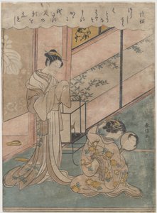 To damer af Suzuki Harunobu