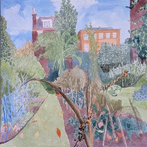 Chelsea Physic Garden, 2020 (akvarel på papir)
