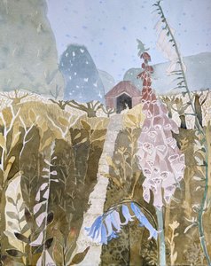 Hideaway, 2022 (akvarel på papir)