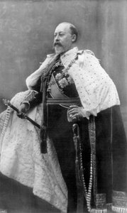 En konge over hele verden sørger, 1910. af Swain