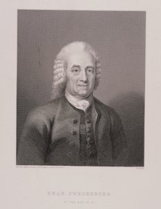 Emanuel Swedenborg (1688-1772) i en alder af 80, graveret af W. Holl, fra World Religion, udgivet af A. Fullarton & Co.