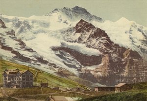 Berner Oberland: Kleine Scheidegg (farvet foto) af Swiss Photographer