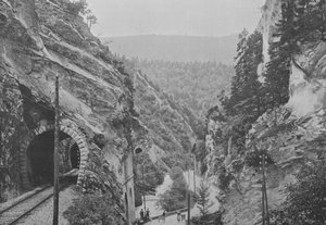 Moutier Gorge (s/h foto) af Swiss Photographer