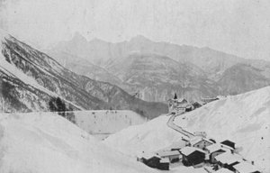 Wiesen før Davos (s/h foto) af Swiss Photographer