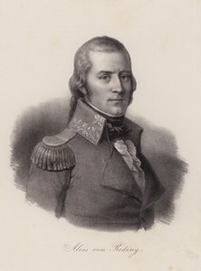 Alois von Reding, schweizisk militærofficer, revolutionær og politiker (gravering) af Swiss School