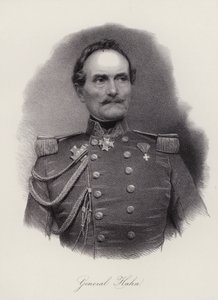 Emanuel Hahn, schweizisk general (gravering) af Swiss School