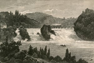 Rhinens fald ved Schaffhausen af Swiss School