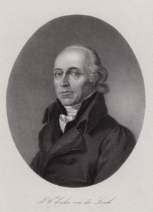 Hans Conrad Escher von der Linth, schweizisk videnskabsmand, kunstner og politiker (gravering) af Swiss School