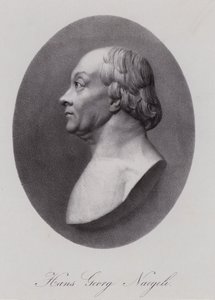Hans Georg Nageli, schweizisk komponist og udgiver (gravering) af Swiss School
