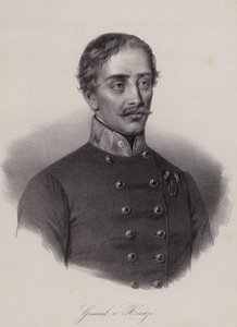 Heinrich Hentzi von Arthurm, ungarsk general i det østrigske imperiums hær (gravering)