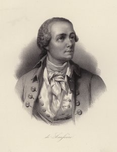 Horace Benedict de Saussure, schweizisk fysiker, bjergbestiger og alpine opdagelsesrejsende (gravering) af Swiss School