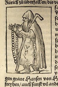 Illustration fra Cosmographia af Sebastian Münster, Basel 1544 af Swiss School