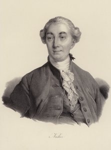 Jacques Necker, schweizisk bankmand (gravering) af Swiss School