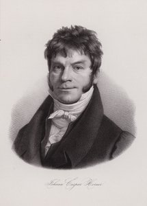 Johann Caspar Horner, schweizisk fysiker, matematiker og astronom (gravering)