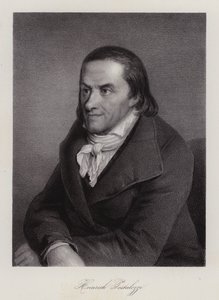 Johann Heinrich Pestalozzi, schweizisk uddannelsesreformator (gravering) af Swiss School