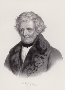 Johann Jakob Hottinger, schweizisk historiker (gravering) af Swiss School