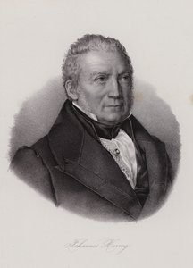 Johannes Herzog Von Effingen, schweizisk politiker og iværksætter (gravering) af Swiss School