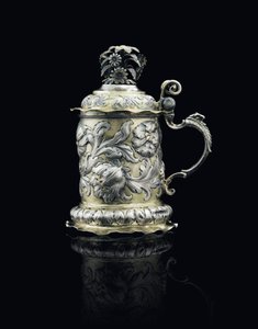 Tankard, Basel, slutningen af det 17. århundrede af Swiss School