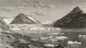 Aletsch-gletsjeren og Marjelen-søen af Swiss School