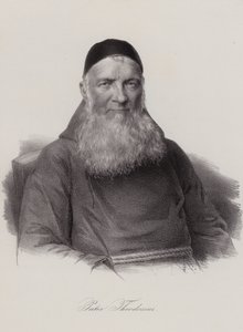 Theodosius Florentini, schweizisk præst og social reformator (gravering) af Swiss School