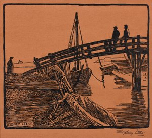 The Bridge, Walberswick af Sydney Lee