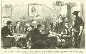 Illustration til Tom Brown i Oxford af Thomas Hughes (gravering)