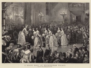 Et statsbal i Buckingham Palace