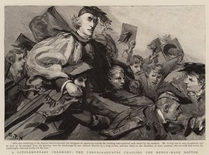 En supplerende ceremoni, hvor de studerende var formand for den nyuddannede læge af Sydney Prior Hall