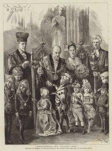 Brobdingnag og Lilliput mødes af Sydney Prior Hall