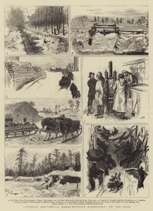 Canadian Sketches, en elgjagtekspedition, på vejen af Sydney Prior Hall