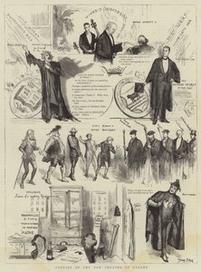 Åbning af det nye teater i Oxford af Sydney Prior Hall