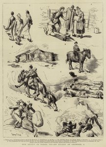 Vores kunstner i Wales, III, an Ascent of Snowdon, I