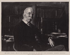 Sir John Furley, en af de tidligste arrangører af Røde Kors-bevægelsen, blev for nylig slået til ridder af Sydney Prior Hall