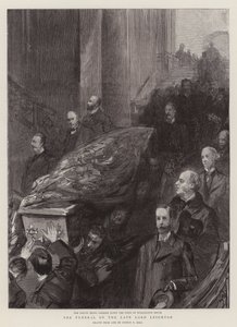 Den afdøde Lord Leightons begravelse af Sydney Prior Hall