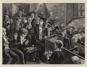 Guderne og deres Ganymedes ved Westminster Play af Sydney Prior Hall