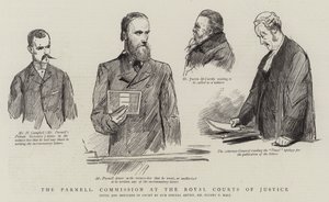 Parnell-kommissionen ved Royal Courts of Justice af Sydney Prior Hall