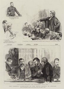 Parnell-kommissionen ved Royal Courts of Justice af Sydney Prior Hall
