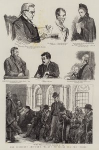Præsidenten og nogle bondevidner til The Times af Sydney Prior Hall