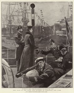 Rundvisningen af hertugen og hertuginden af Cornwall og York af Sydney Prior Hall