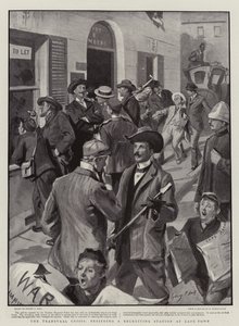 Transvaal-krisen, der belejrer en rekrutteringsstation i Cape Town