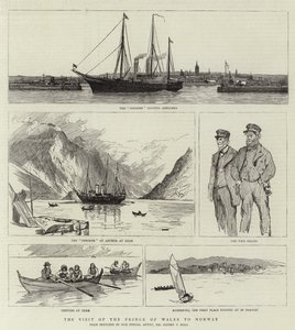 Besøg af prinsen af Wales i Norge af Sydney Prior Hall