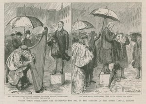 Welsh Bards proklamerer Eisteddford for 1887 af Sydney Prior Hall