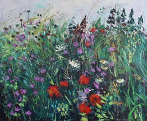 Vilde Blomster Eng af Sylvia Paul