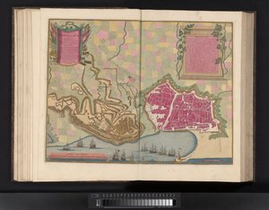 Byen Braga i fugleperspektiv Nova Bracarae Auguste descriptio (titel på objekt)