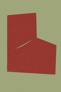 Minimal Red Slit af THE MIUUS STUDIO