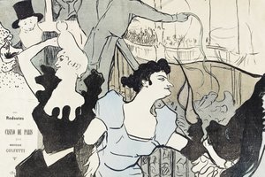 Les Reodutes fra Casino de Paris (1892) af TOULOUSE LAUTREC