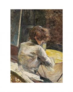 Ventetid (ca. 1887) af TOULOUSE LAUTREC